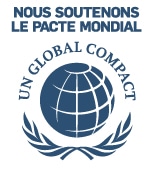 Logo du global compact composé d'une planète