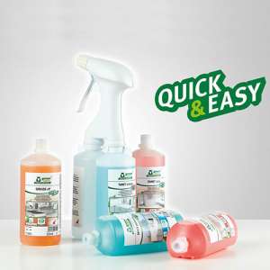 Produits écologiques nettoyage europropre quick and easy werner and mertz